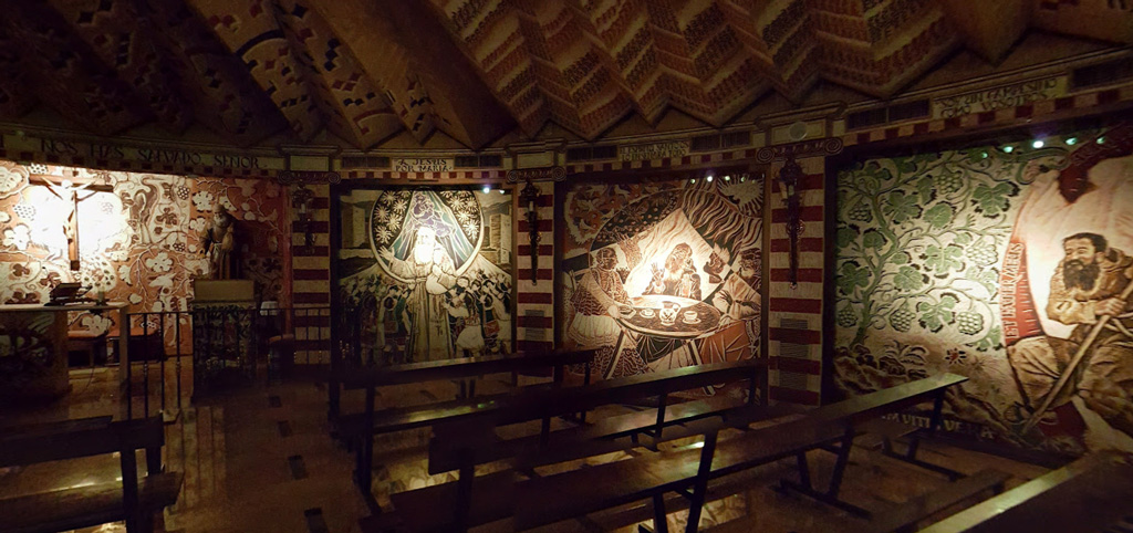 Interior cripta museo Fray Leopoldo